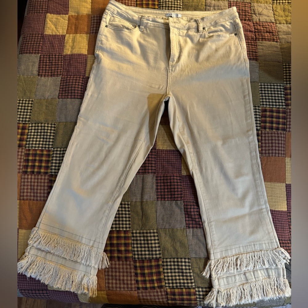 John Mark fringe womens pants
